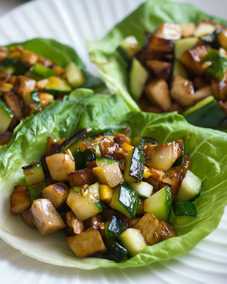 Vegetarian Lettuce Wraps