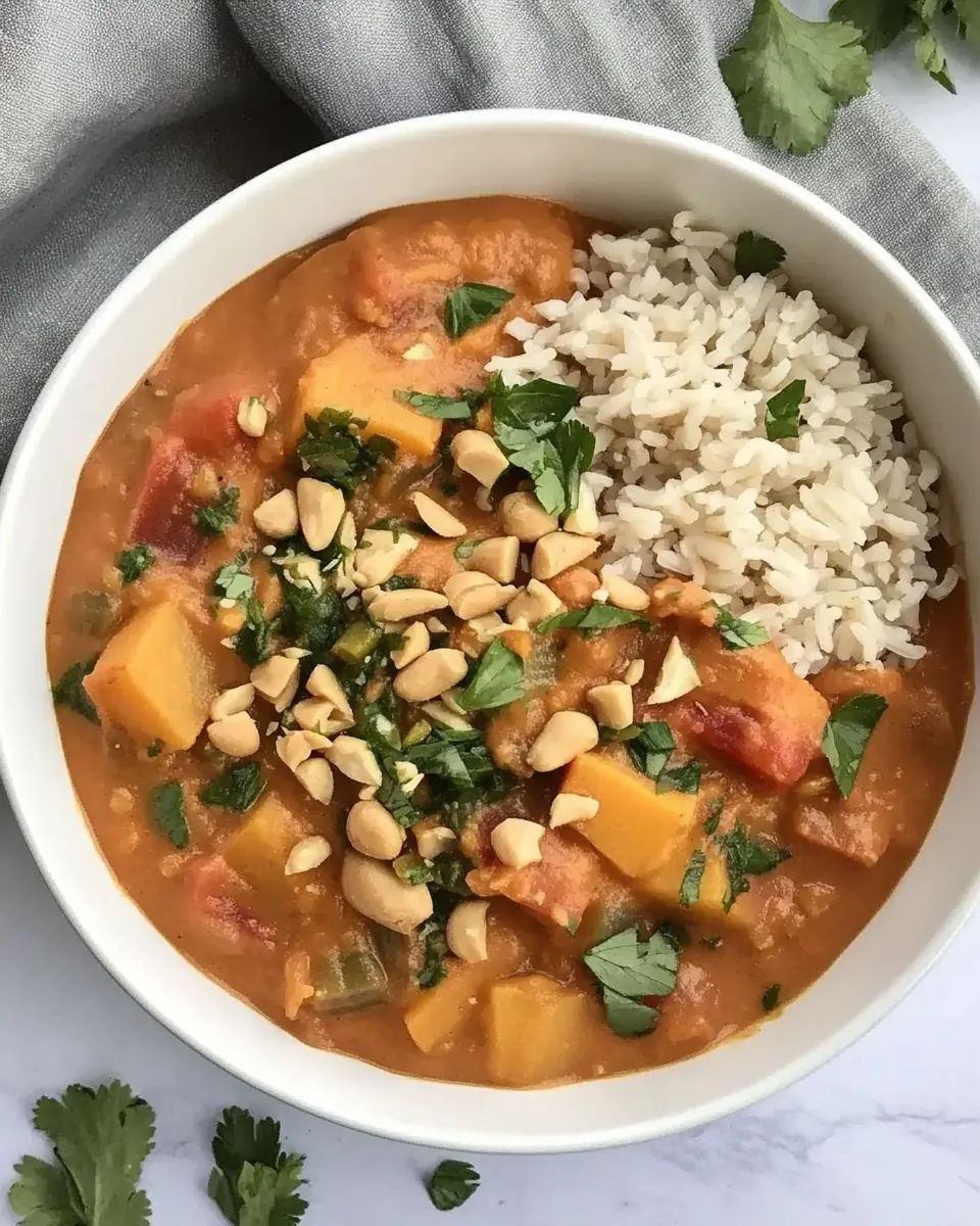 Vegetarian Sweet Potato Peanut Stew