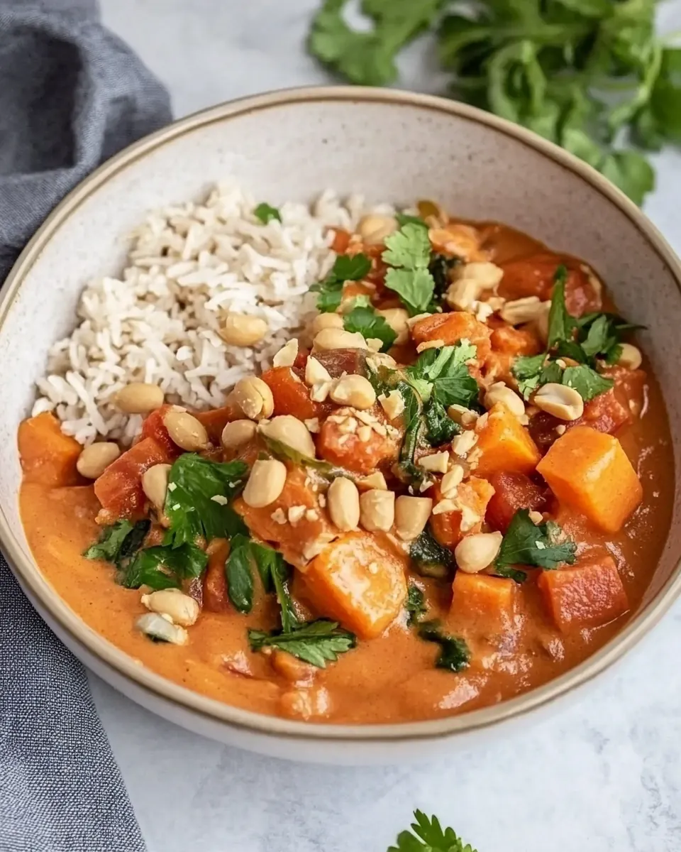 Vegetarian Sweet Potato Peanut Stew