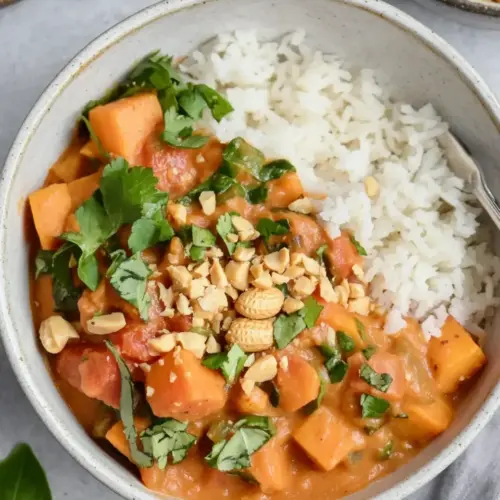 Vegetarian Sweet Potato Peanut Stew