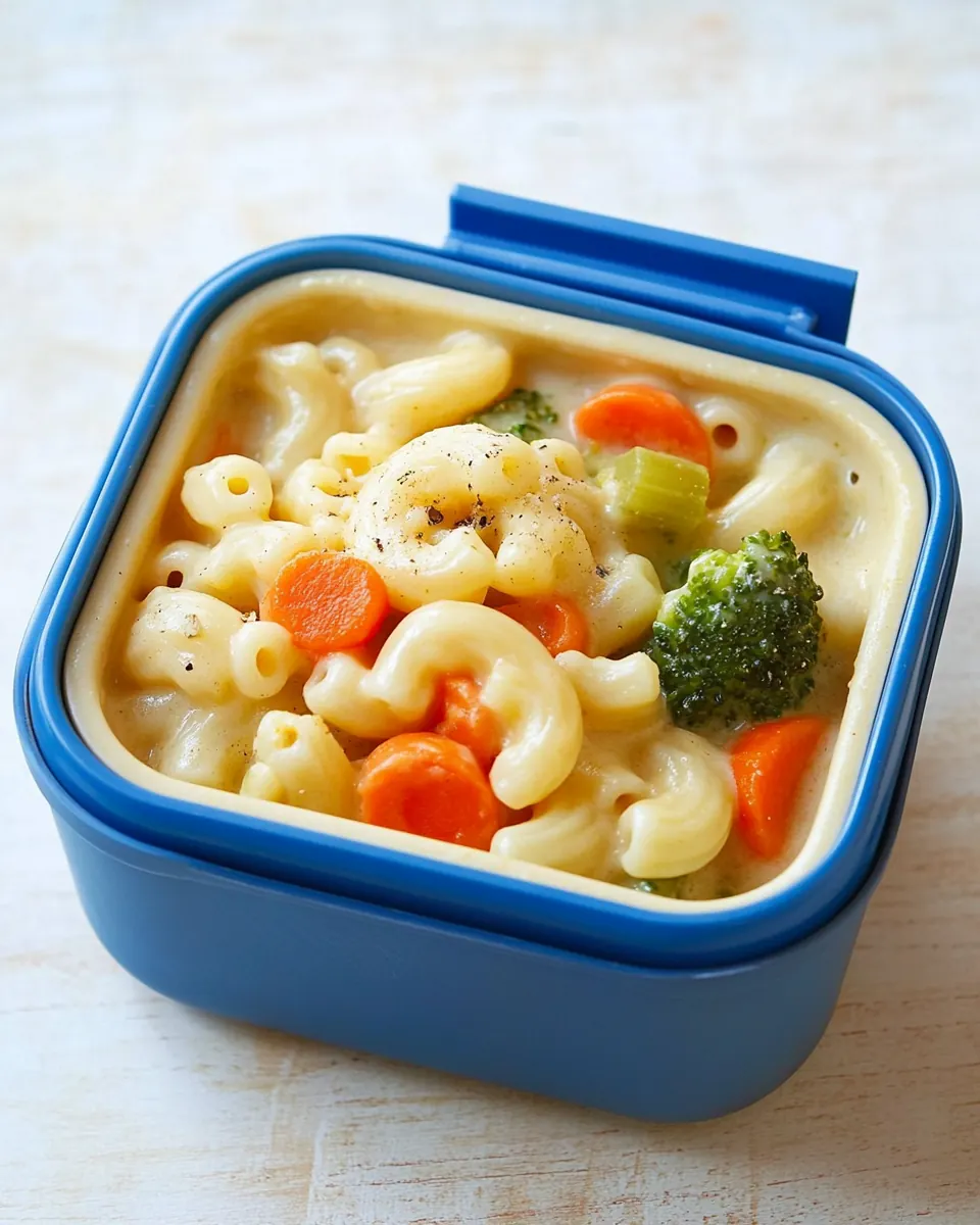 Veggie Mac and Cheese Soup