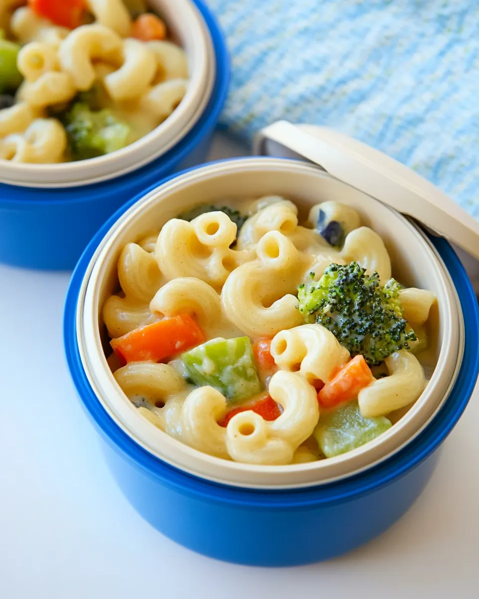 Veggie Mac and Cheese Soup