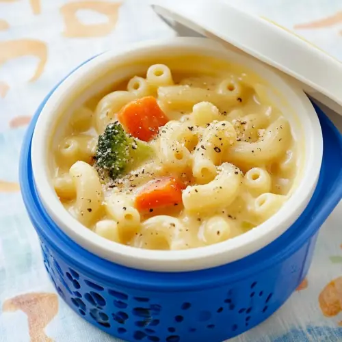 Veggie Mac and Cheese Soup