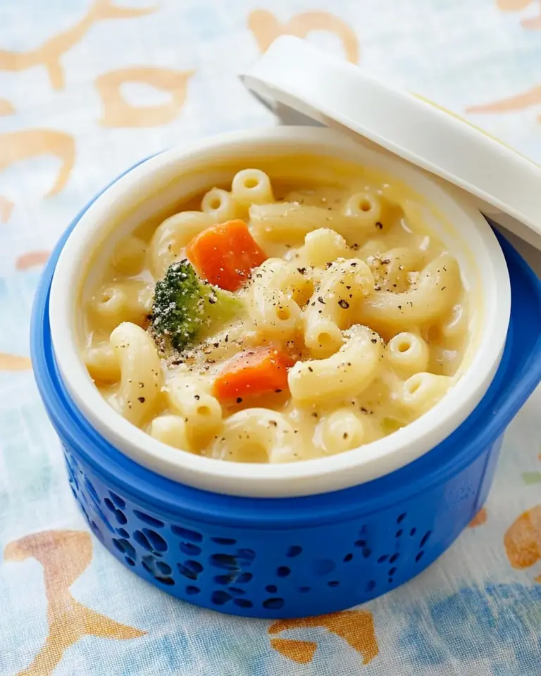 Veggie Mac and Cheese Soup