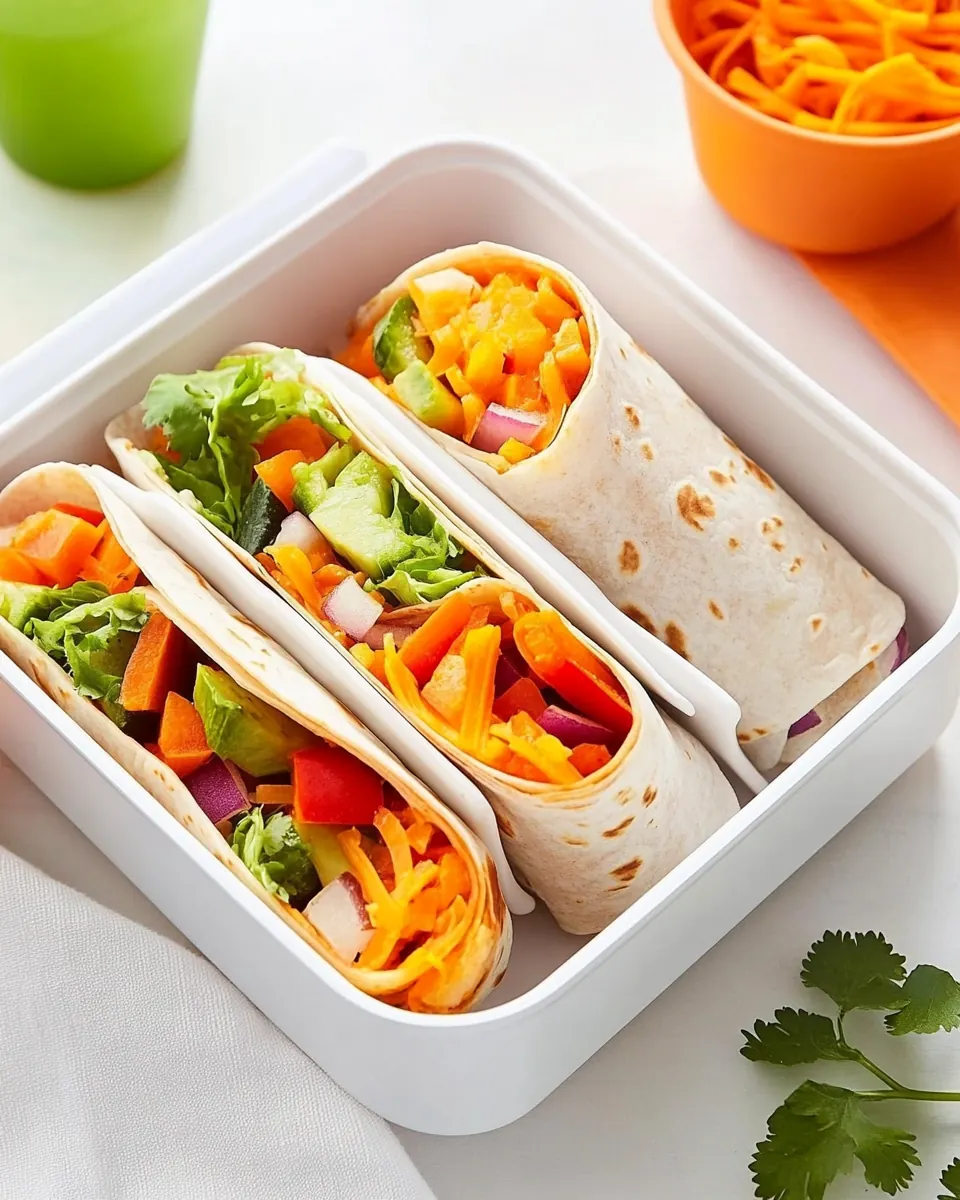 Veggie Tortilla Rollups