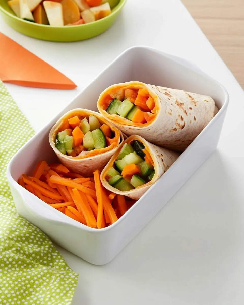 Veggie Tortilla Rollups