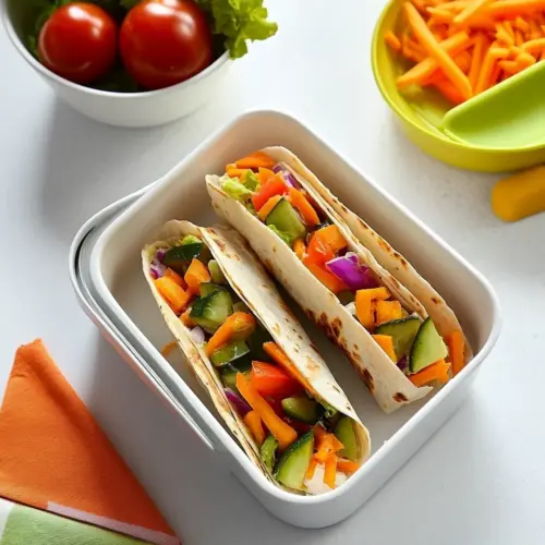 Veggie Tortilla Rollups
