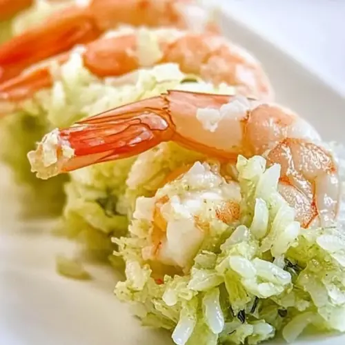 Vietnamese Green Rice Fried Prawn