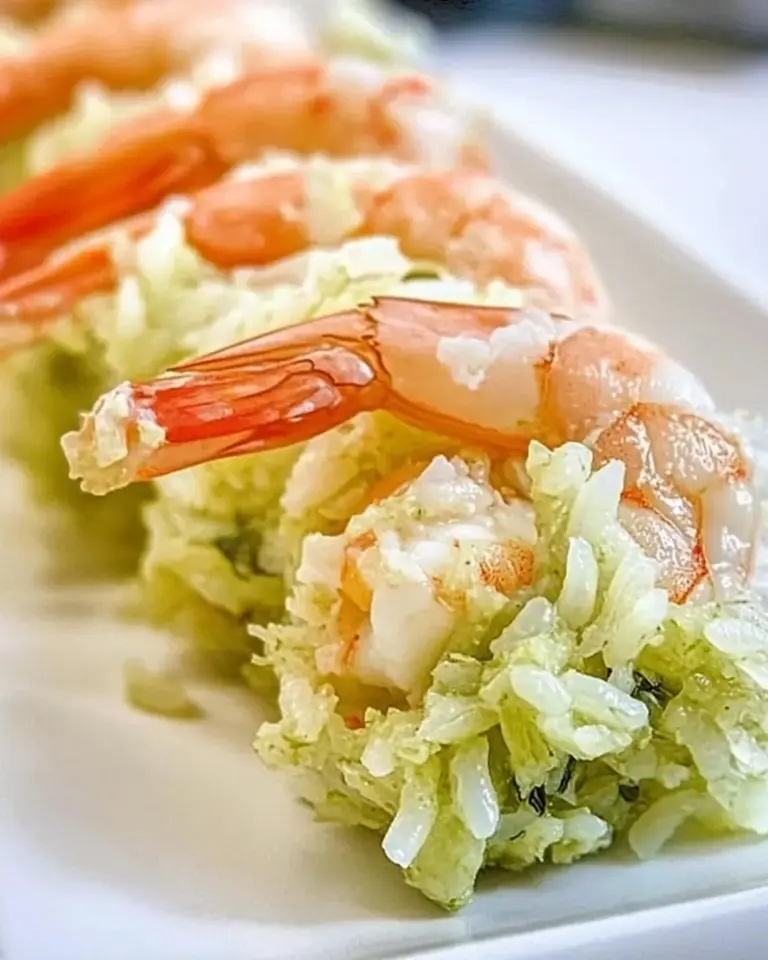 Vietnamese Green Rice Fried Prawn