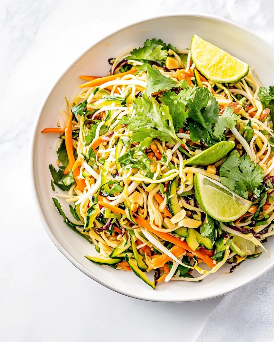 Vietnamese Zoodle Noodle Salad