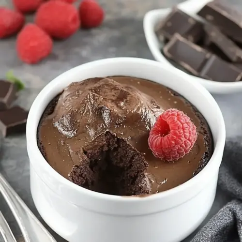 Warm Chocolate Cheesecakes