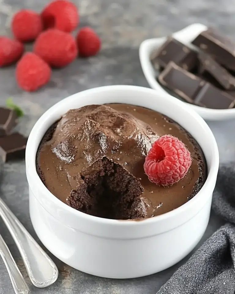 Warm Chocolate Cheesecakes