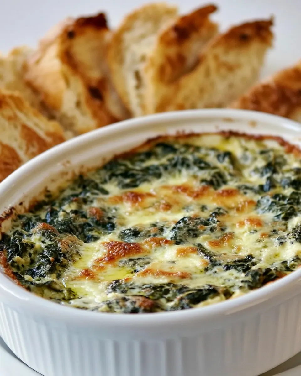 Warm Spinach Mascarpone Dip