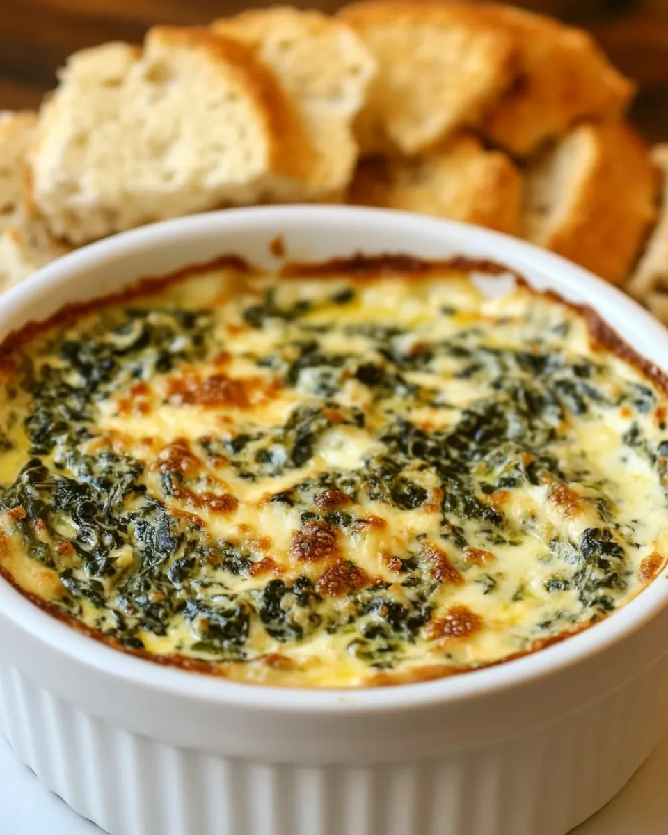 Warm Spinach Mascarpone Dip