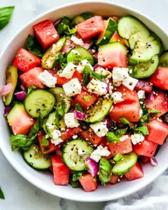 Watermelon Salad With Feta