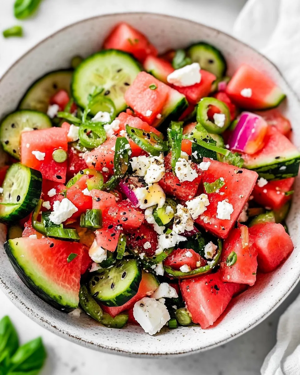 Watermelon Salad With Feta