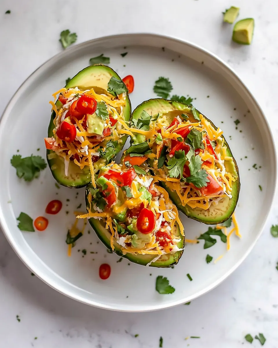 Weeknight Taco Stuffed Avocados