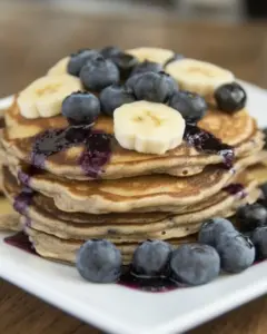 Weight Watchers Banana Blueberry Pancakes