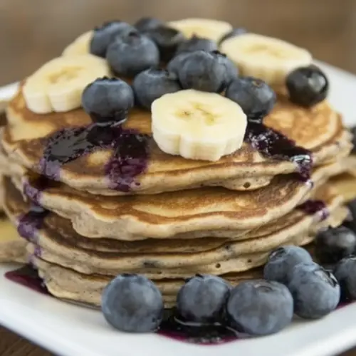 Weight Watchers Banana Blueberry Pancakes