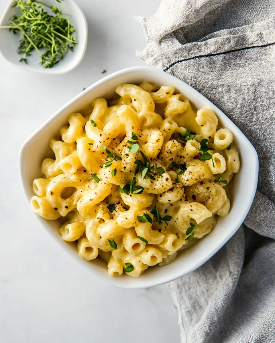 White Cheddar Mac and Cheese