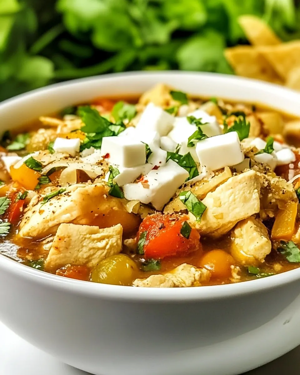 White Chili with Tomatillos and Chicken