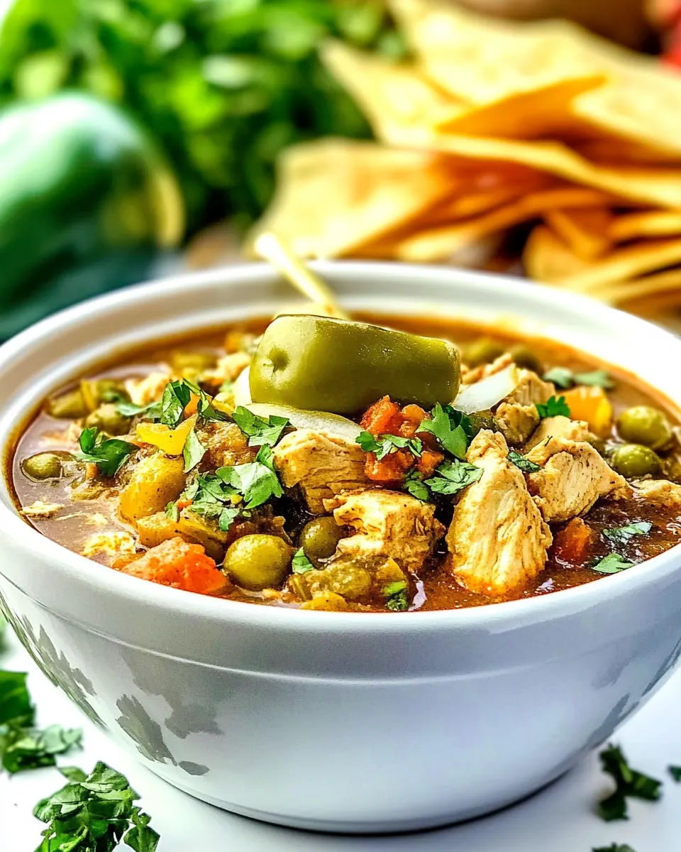 White Chili with Tomatillos and Chicken