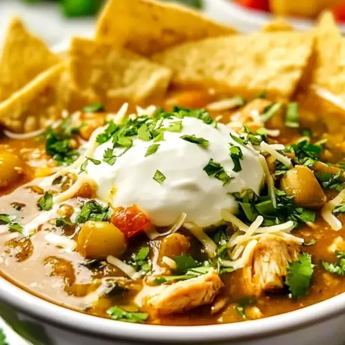 White Chili with Tomatillos and Chicken