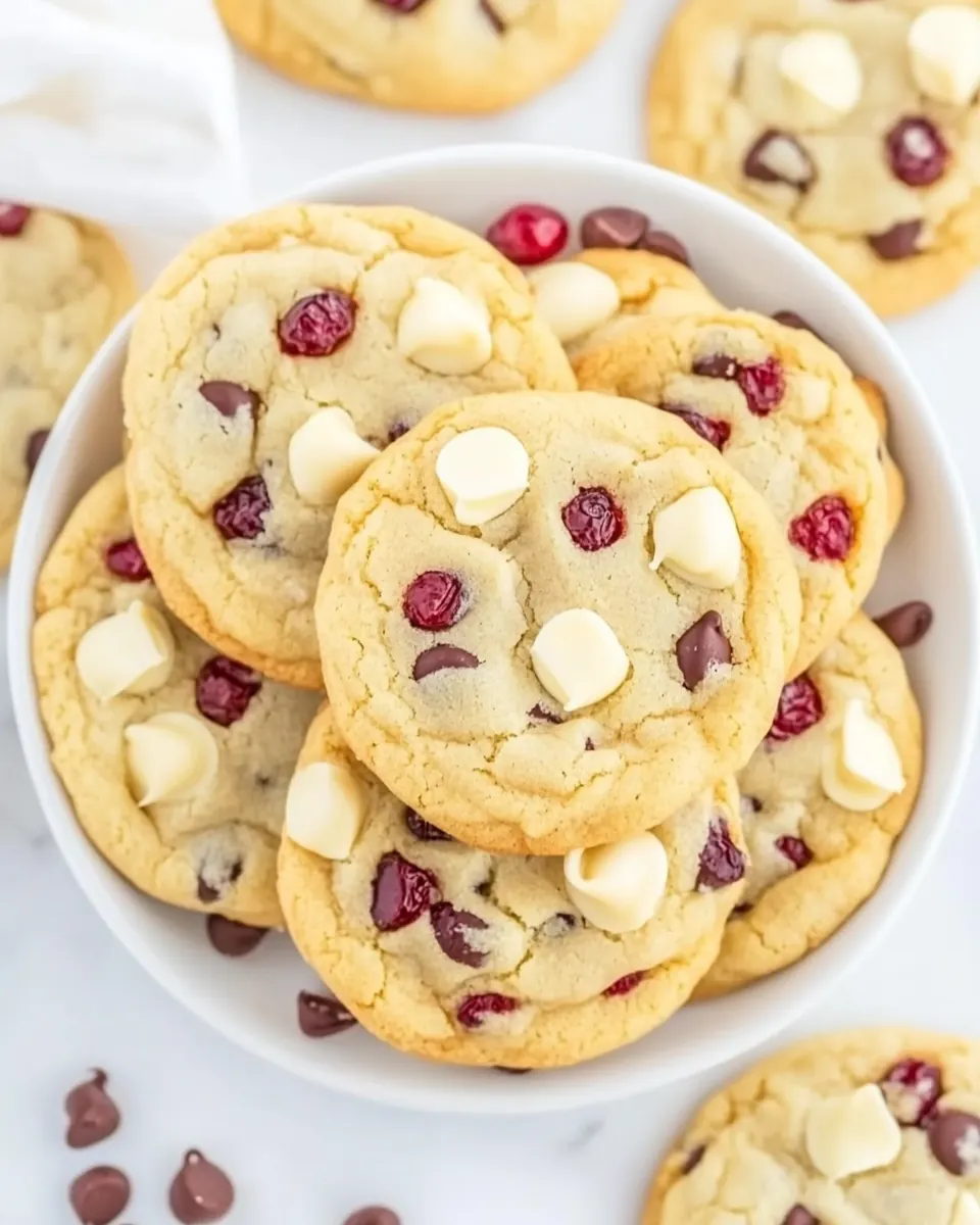 White Chocolate Chip Cranberry Cookies