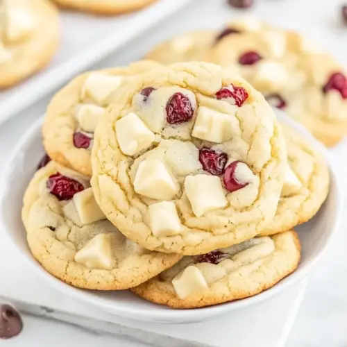White Chocolate Chip Cranberry Cookies