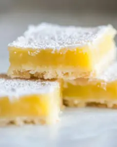 White Chocolate Lemon Bars
