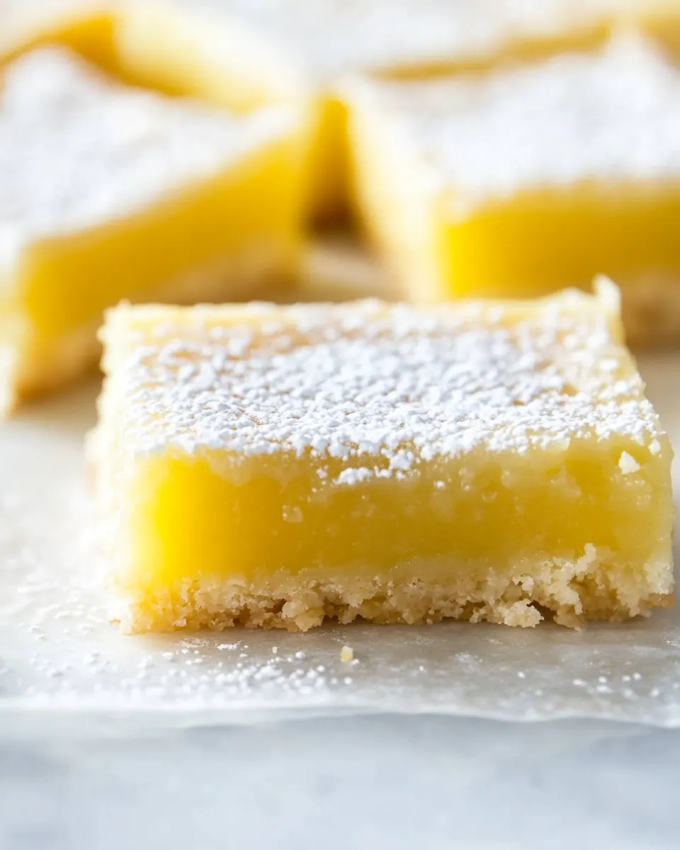 White Chocolate Lemon Bars