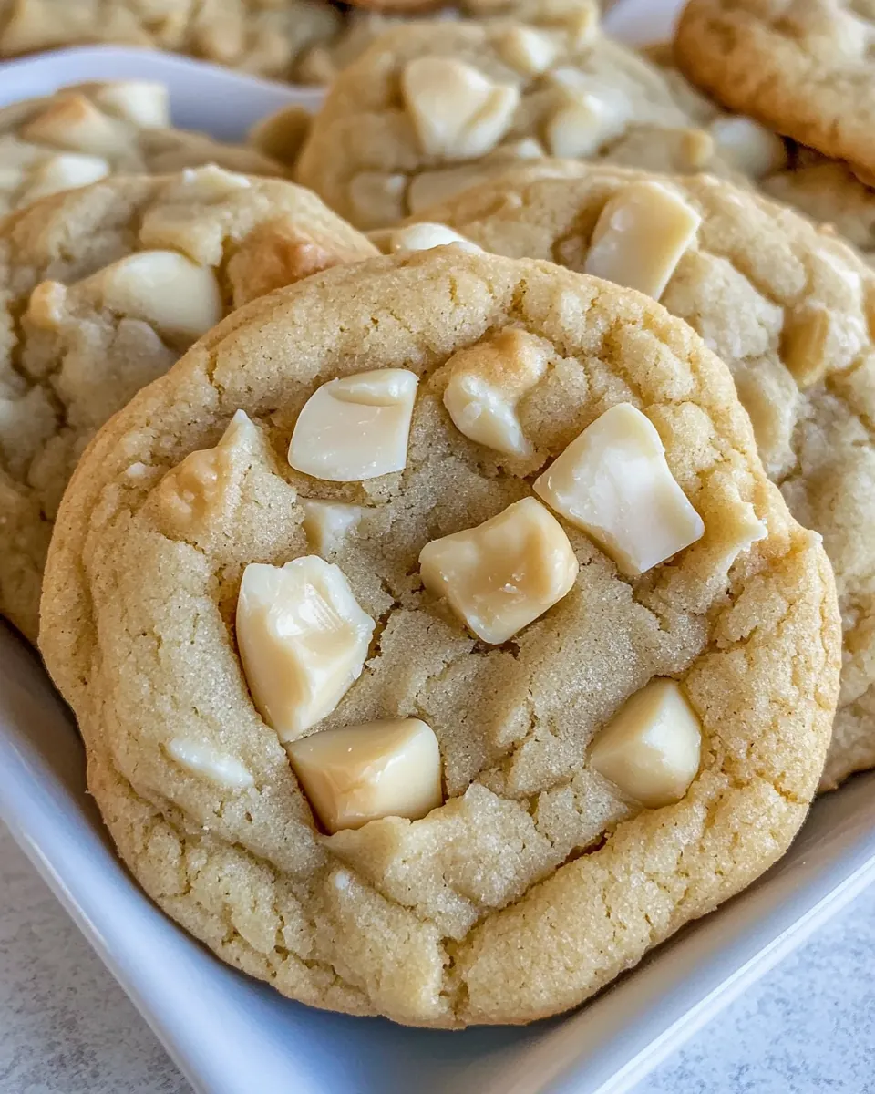 White Chocolate Macadamia Nut Cookies