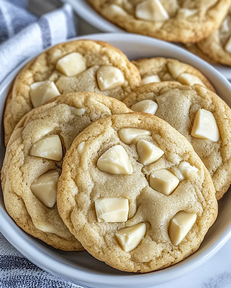White Chocolate Macadamia Nut Cookies
