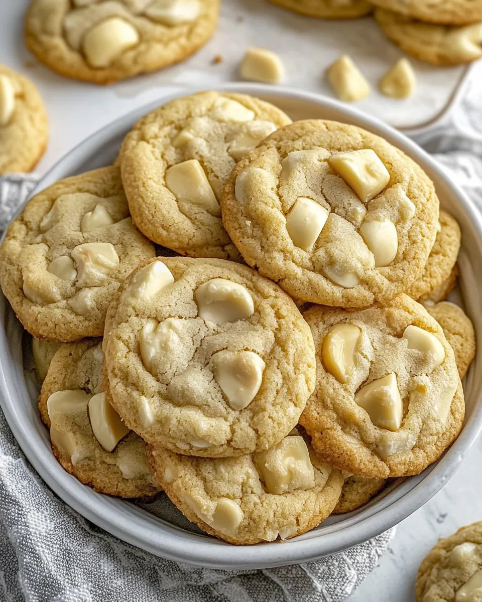 White Chocolate Macadamia Nut Cookies