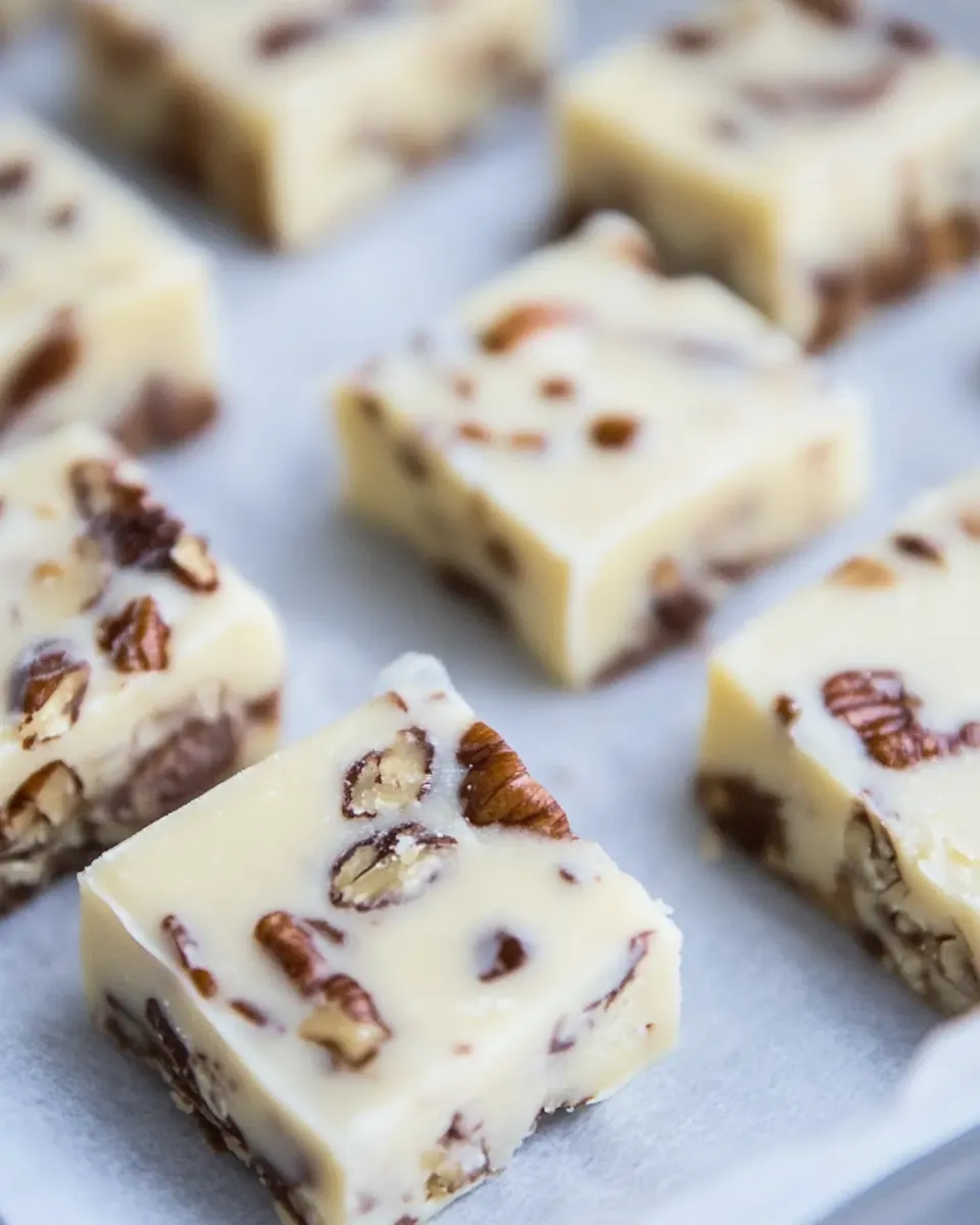 White Chocolate Pecan Candy