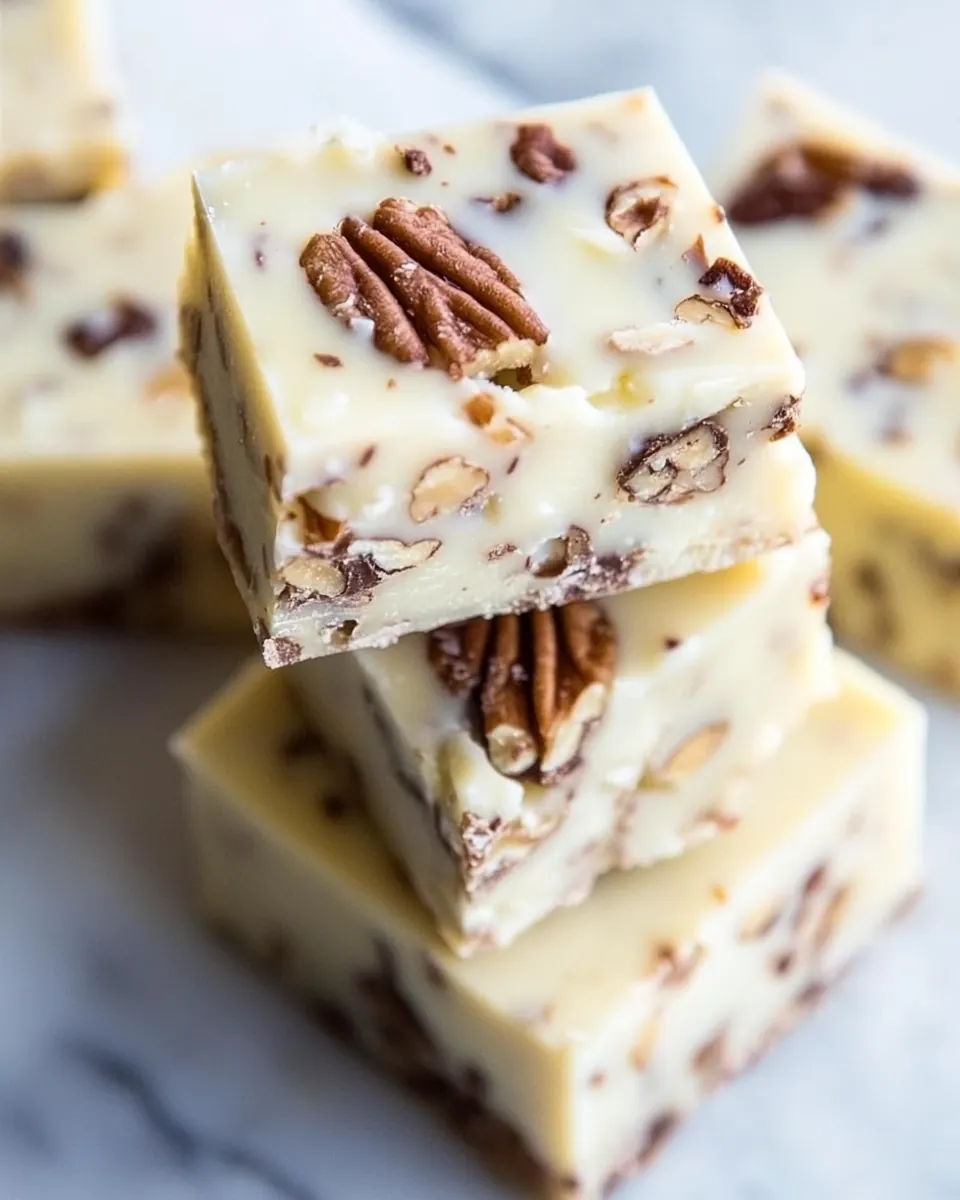 White Chocolate Pecan Candy