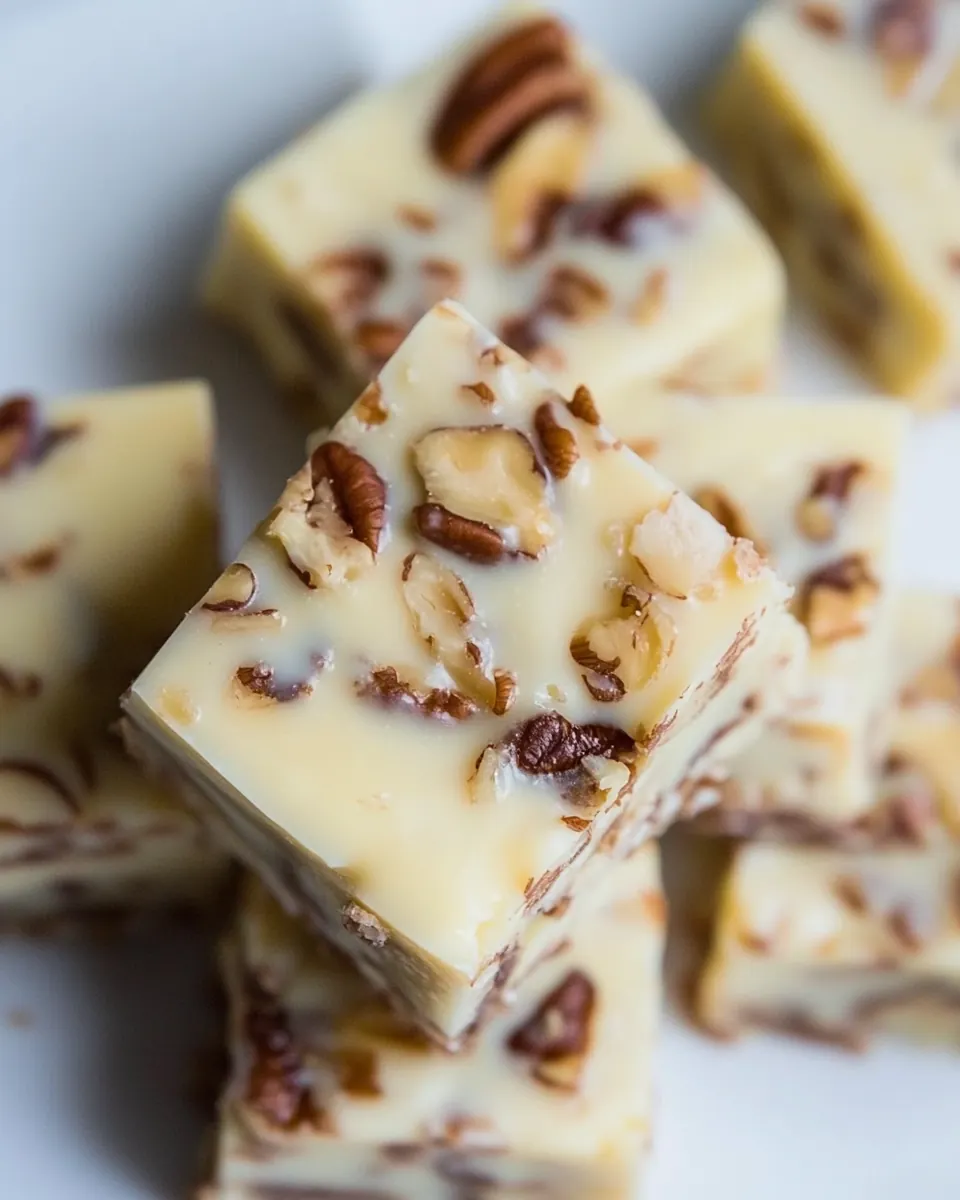 White Chocolate Pecan Candy