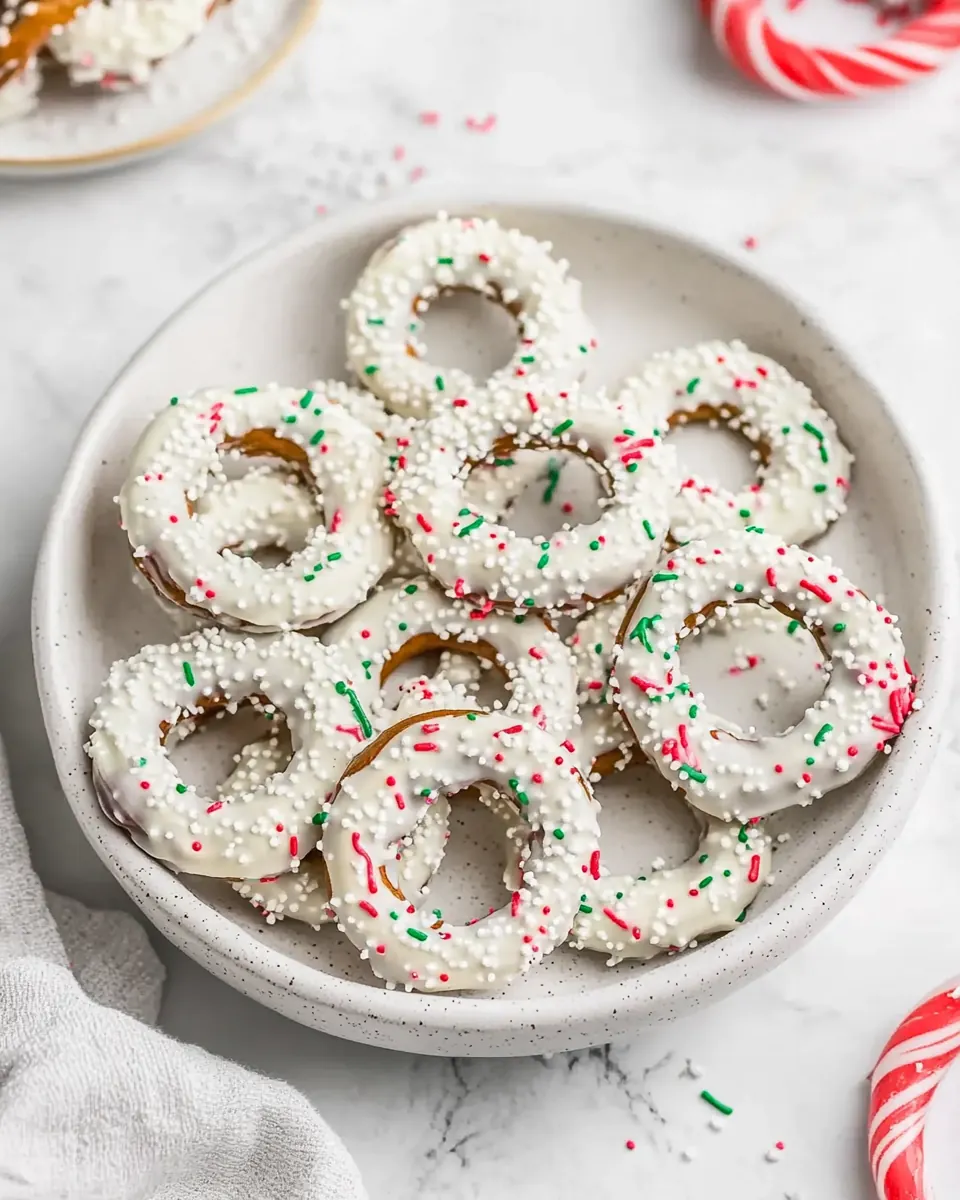 White Chocolate Pretzels