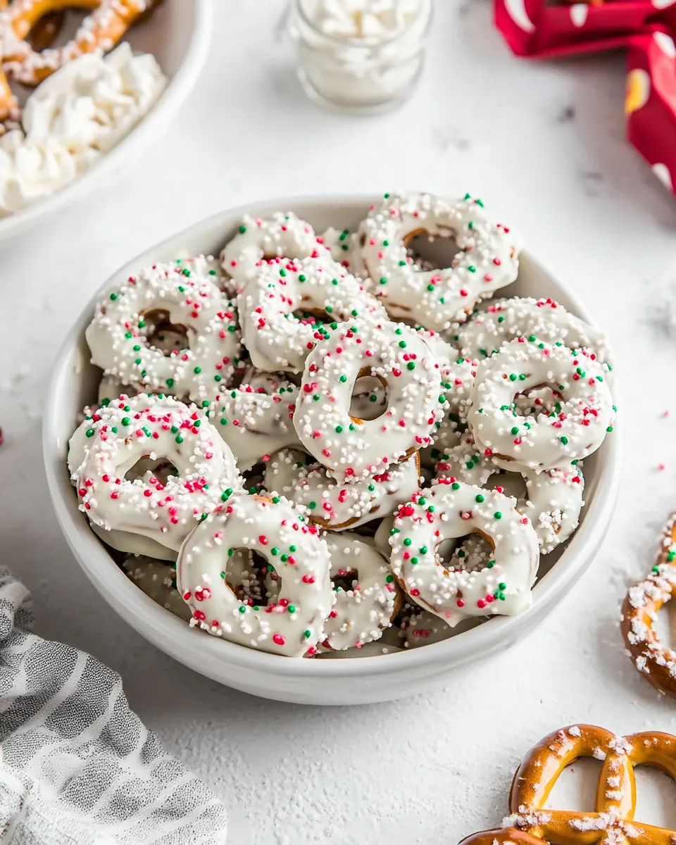 White Chocolate Pretzels
