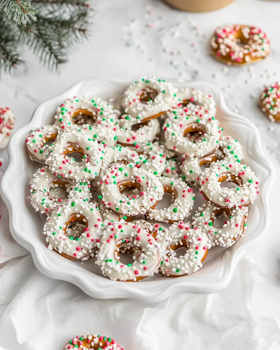 White Chocolate Pretzels
