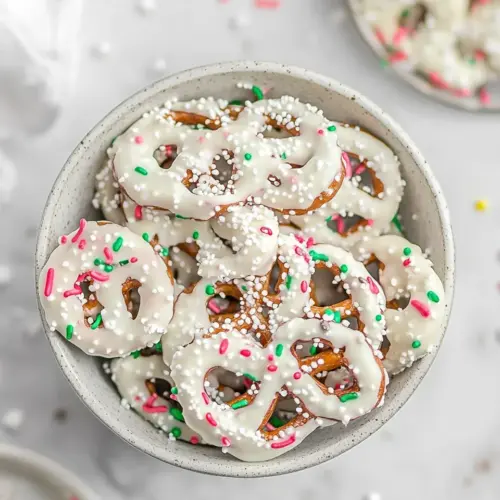 White Chocolate Pretzels