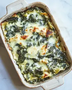 White Pesto Spinach Lasagna