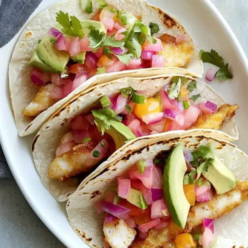 Whitefish and Crispy Avocado Tacos