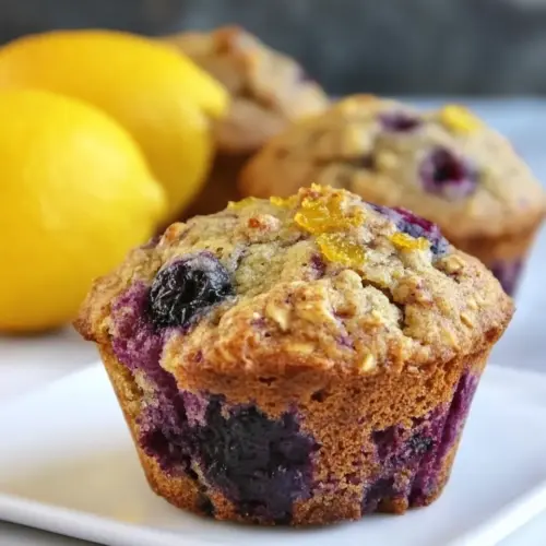 Whole Wheat Orange Blueberry Muffins
