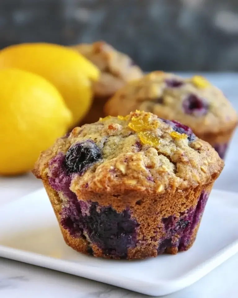 Whole Wheat Orange Blueberry Muffins
