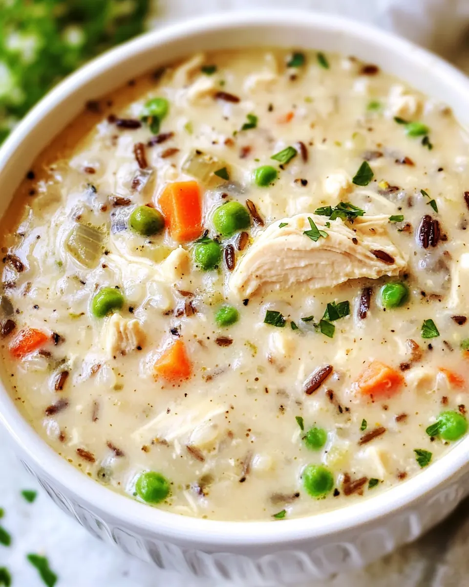 Wild Rice Chicken Soup