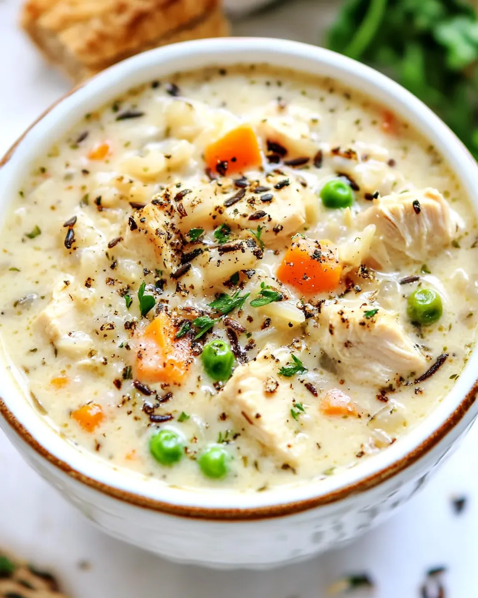 Wild Rice Chicken Soup