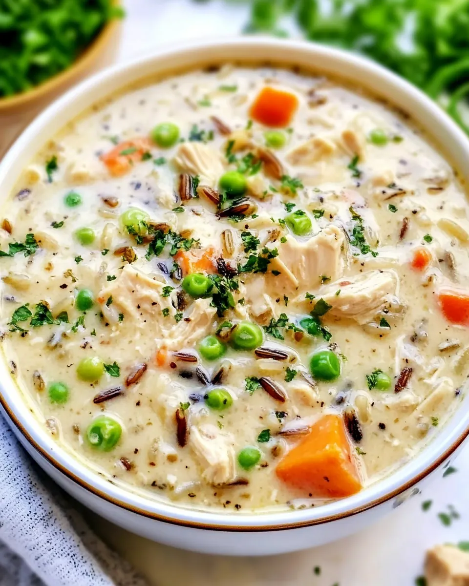 Wild Rice Chicken Soup