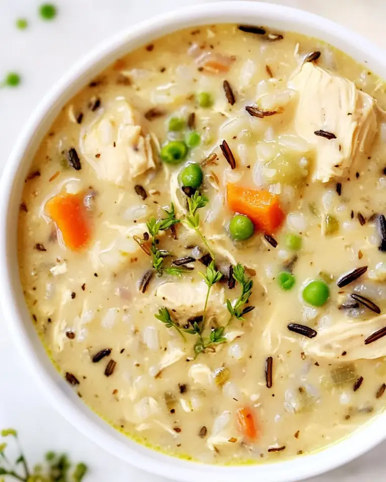 Wild Rice Chicken Soup