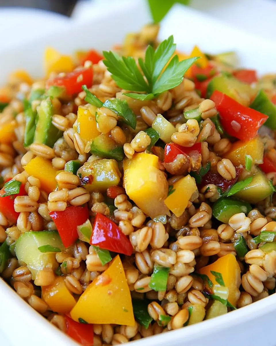 Wild Wheat Berry Salad